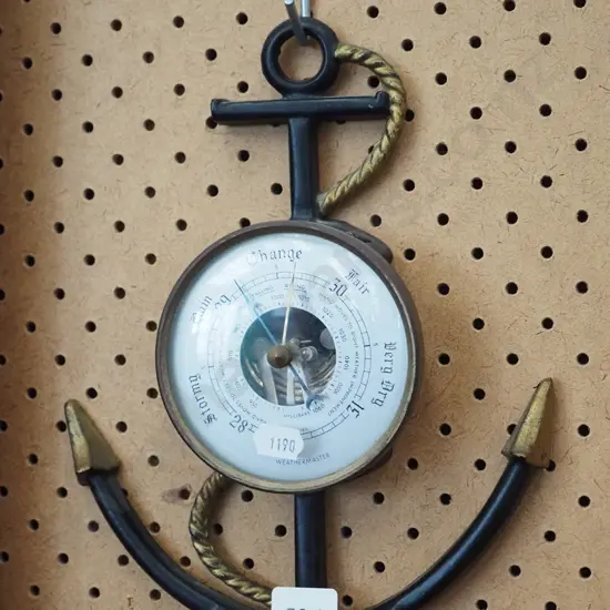 anchor themed barometer
