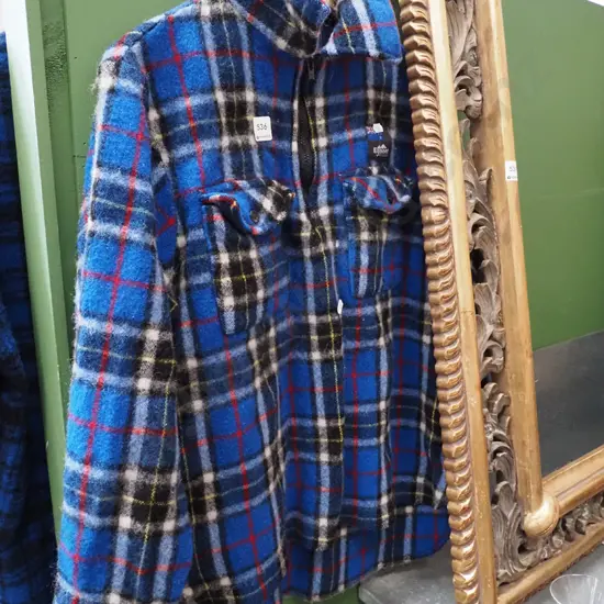 Egmont Size L checked bush shirt