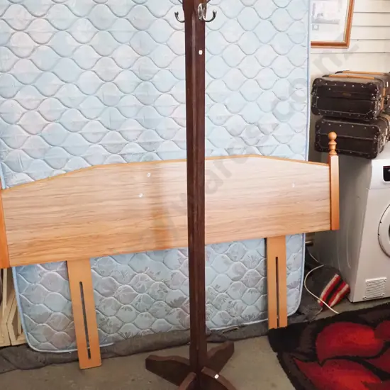 wooden coat stand