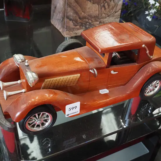 wooden toy car