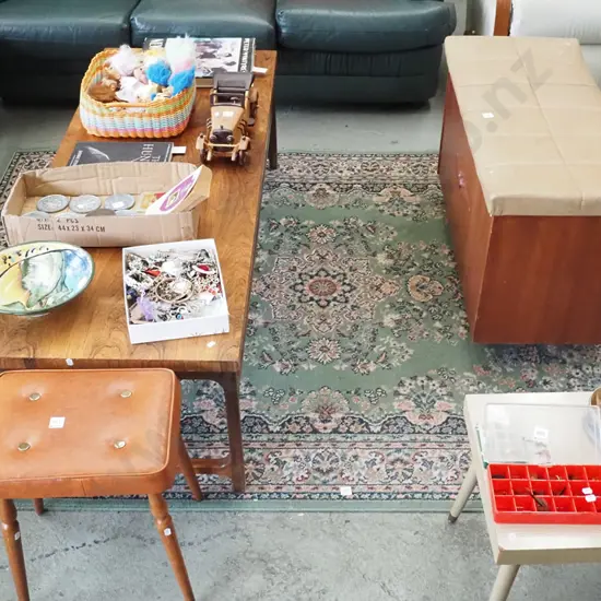 acrylic floral patterned floor mat L-2300 W-1680