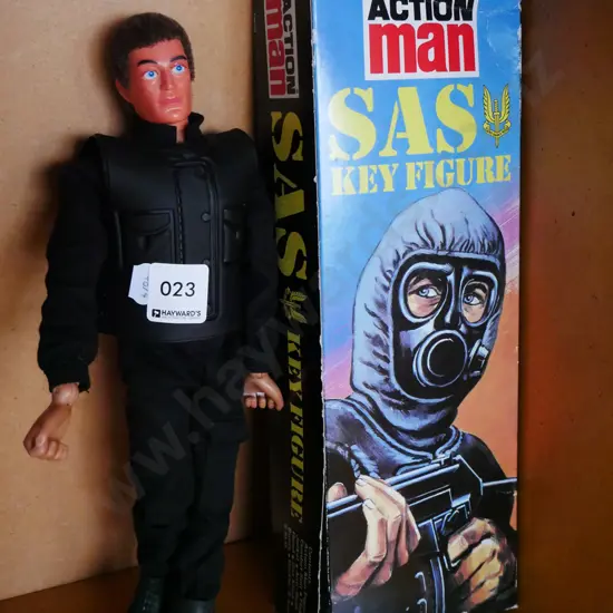 1970s boxed Action Man SAS figurine