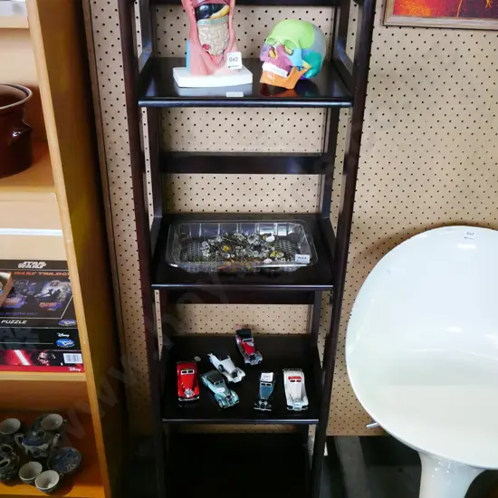 foldaway wooden bookcase H-1300