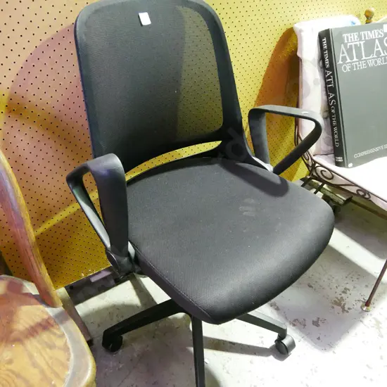 black office chair