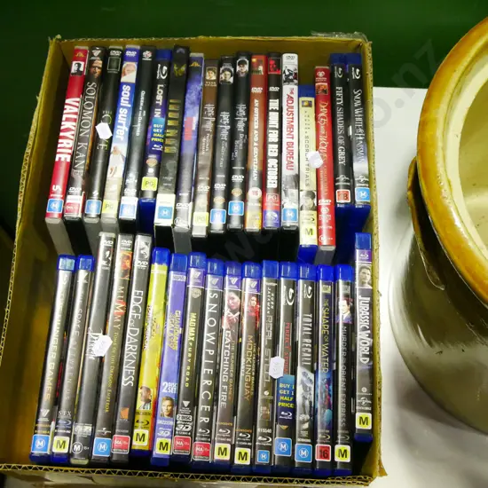 box; DVDs