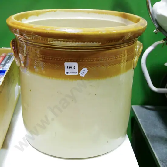 large wide mouth crock - no lid H-300