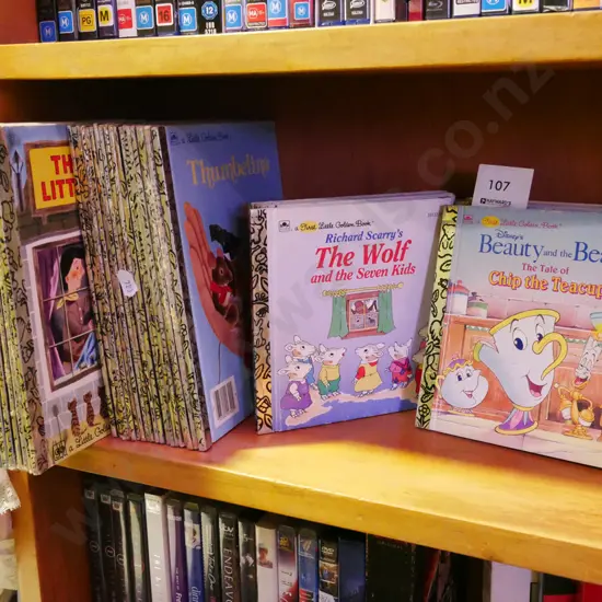assorted Little Golden books