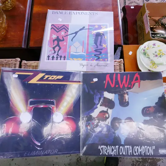 LPs; Dance Exponents, NWA, ZZ-Top 