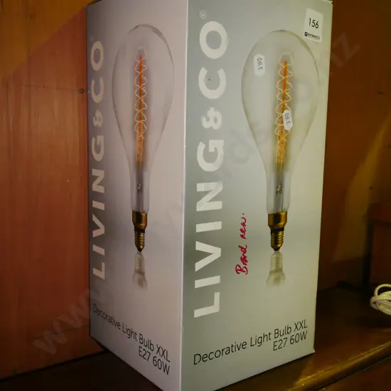 boxed Living & Co decorative light bulb
