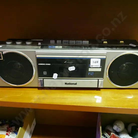 National radio cassette player