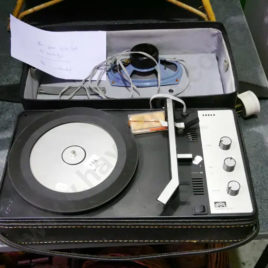 Tesla portable record player - As-Is, No Returns