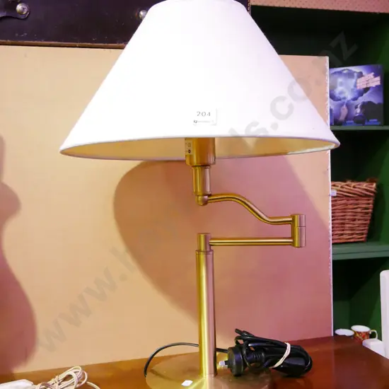 brass based table lamp H-520 