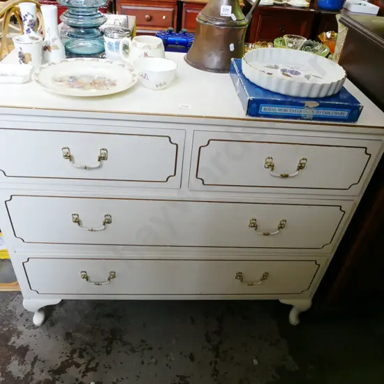 mdf melteca cab leg 4 drawer lowboy H-760 W-890 D-390