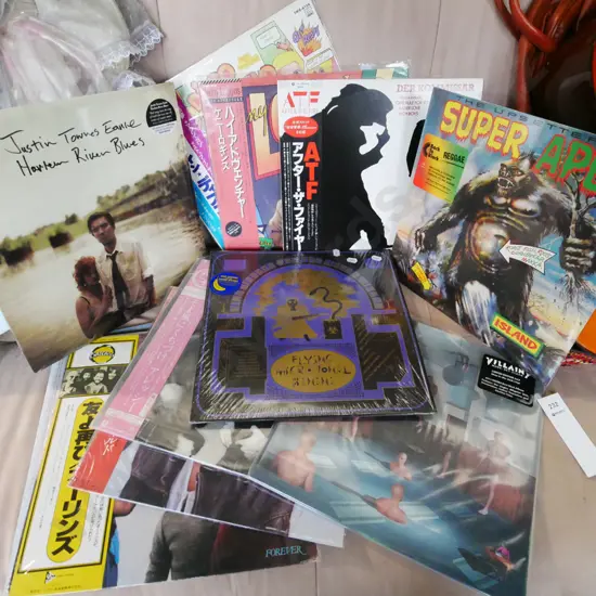 LPs; King Lizard and the Lizard Wizard, Justin Towns etc