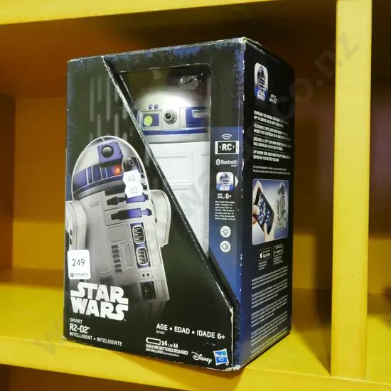 box; boxed R2-D2 robot