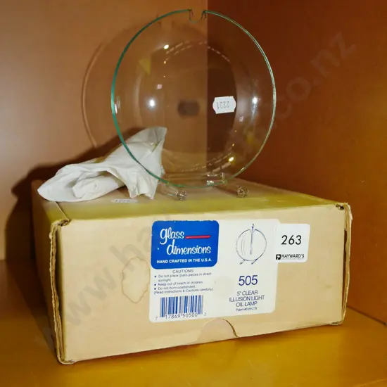 American hand crafted illusion oil lamp