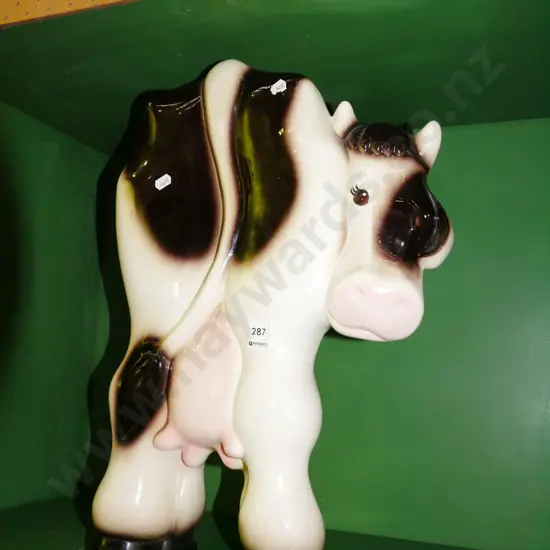 large ceramic cow H-490