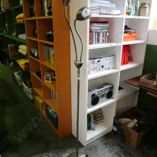 2 bulb adjustable standard lamp