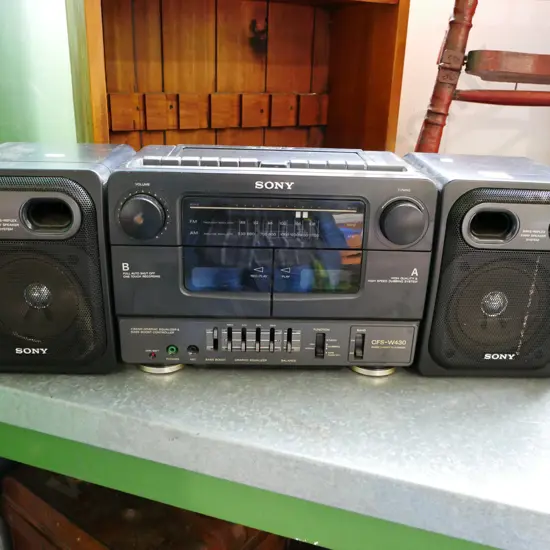 Sony radio cassette player