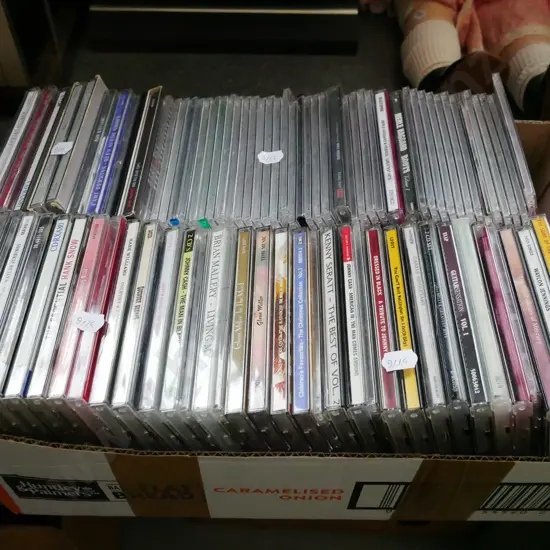 box; country and western CDs
