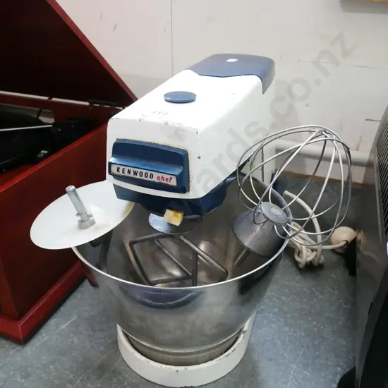 Kenwood chef and accessories - slight wear to paint