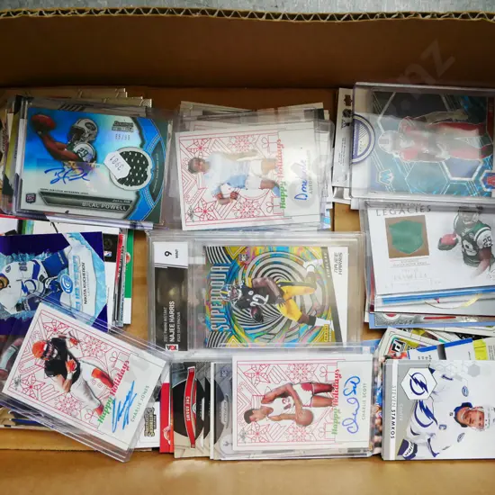 box; sport collector cards