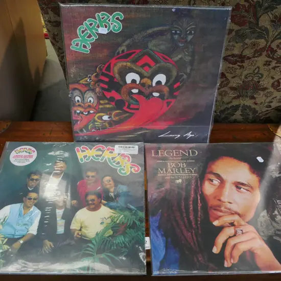 LPs; Herbs, Bob Marley
