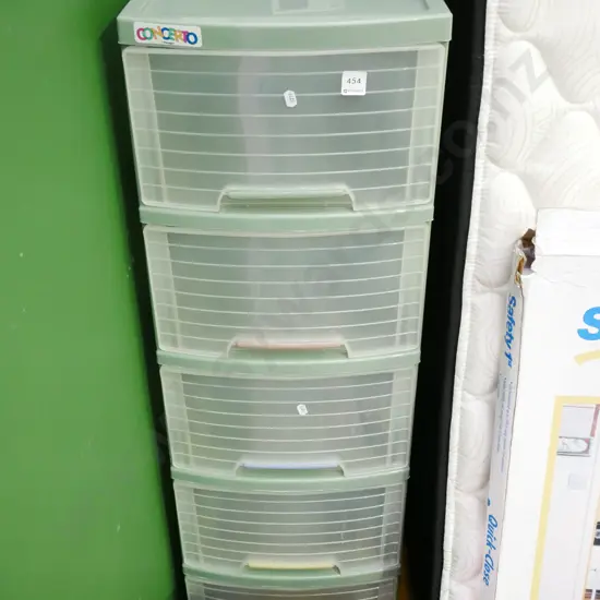 5 drawer plastic chest