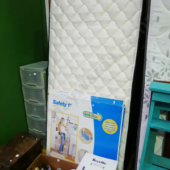 single bed base and mattress