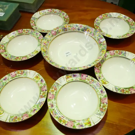 Palissy floral sweet set