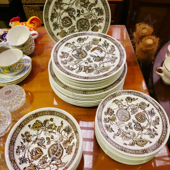 Ridgway Jacobean plates and bowls
