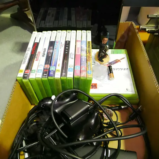 X-box 360 games, accessories