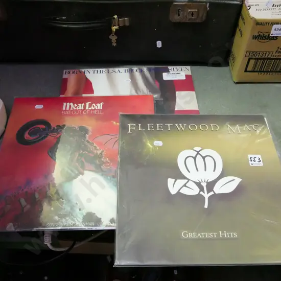 LPs; Fleetwood Mac, Meatloaf, Bruce Springstein