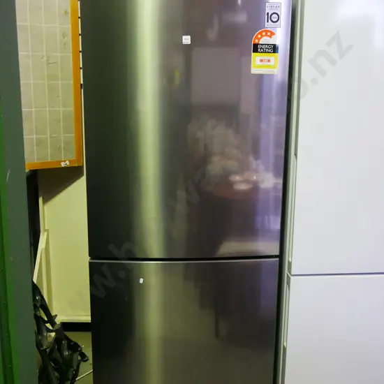 LG anodised fridge/freezer H-1730 W-700 D-660