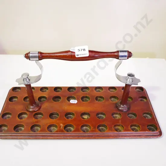 wooden communion glass holder