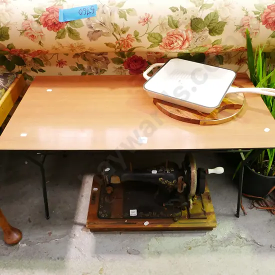 metal based formica top coffee table