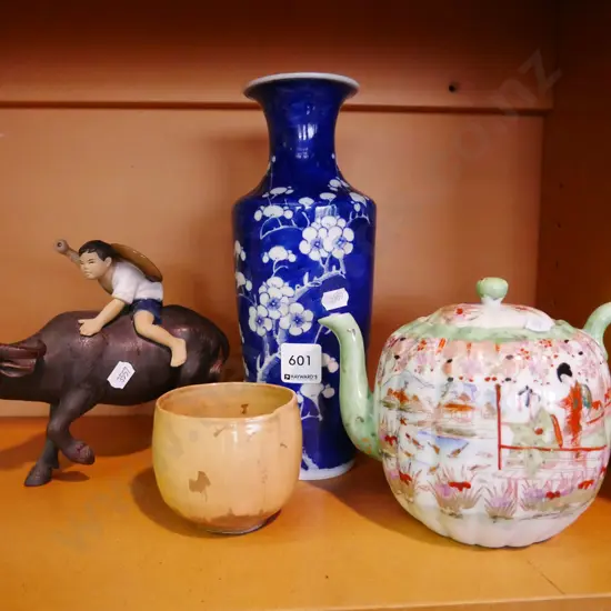 teapot, vase, figurine, small cup