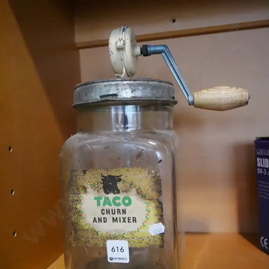 vintage butter churn