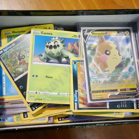 box; Pokemon collector cards