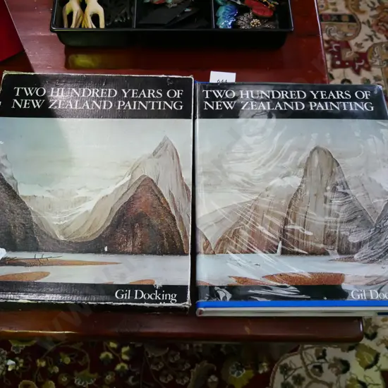 slip cased book; Two Hundred years of New Zealand painting