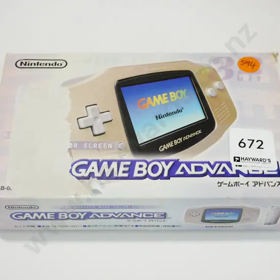 boxed Gameboy Advance