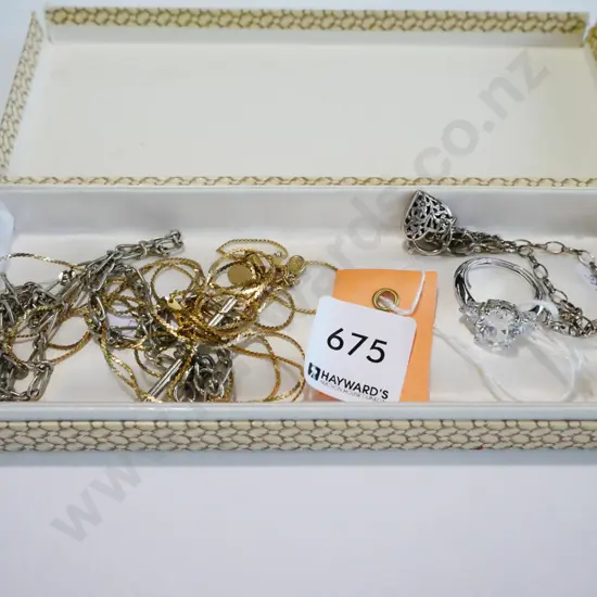 chains, pendant, ring