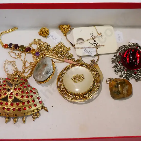 box of costume jewellery