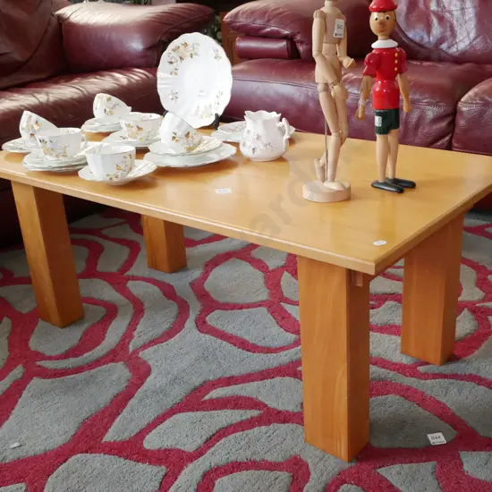 light rimu coffee table H-380 W-1000 D-530