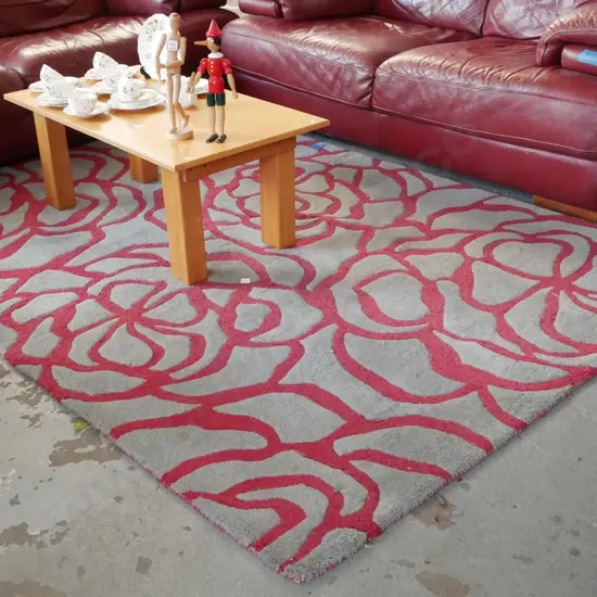 modern woollen floor mat L-2600 W-1630