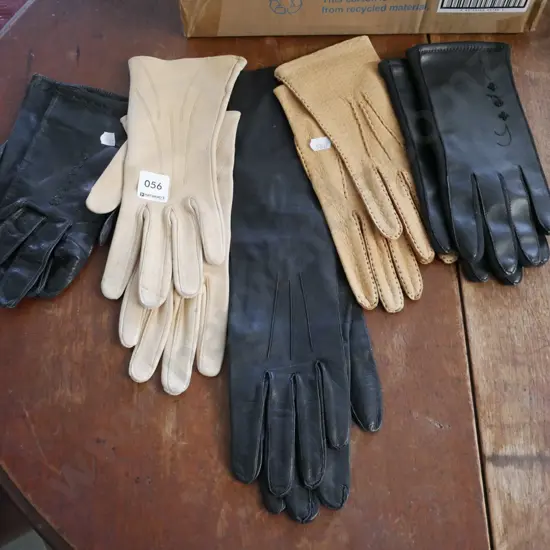 assorted ladies gloves