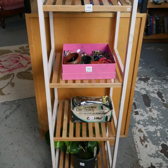 bamboo shelf unit H-1100 W-340 D-340