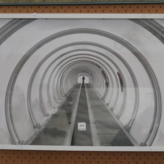 framed photo print - travelator