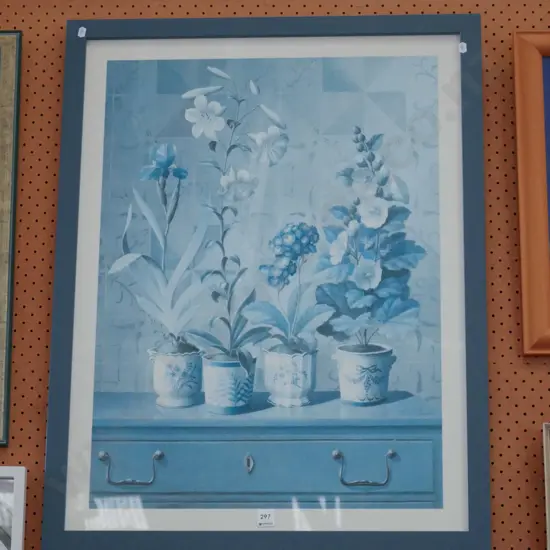 framed print - pot plants