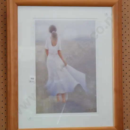framed print - female portrait